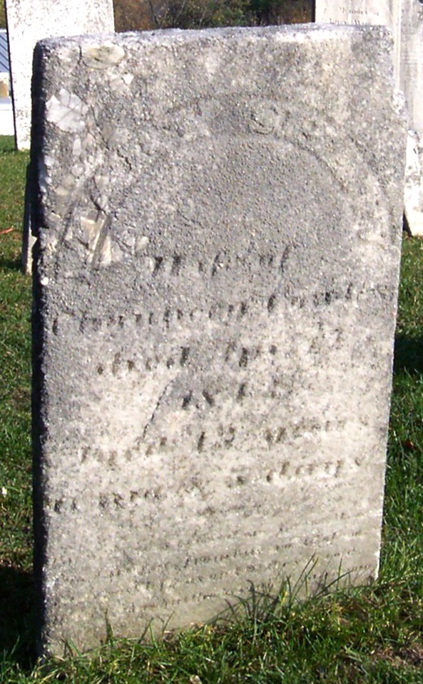 photo of Mary Shaw Cowles gravestone, Middletown Cemetery