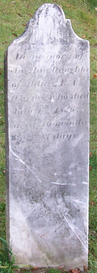 photo of Angeline Worner gravestone, Middletown Cemetery