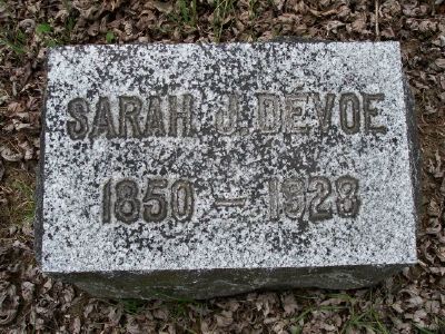 Sarah J. Devoe stone
