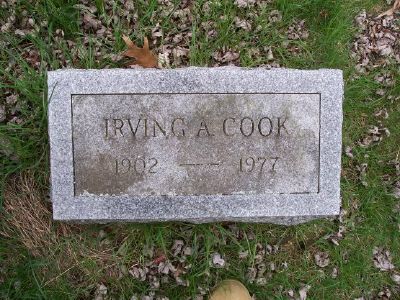 Irving Cook stone