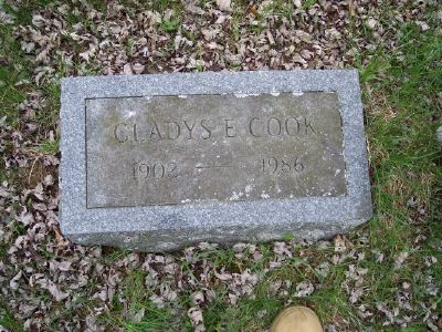 Gladys Cook stone