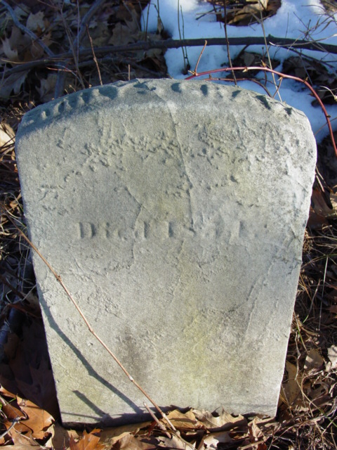 photo of 'Emily' stone, Quaker Church Cemetery