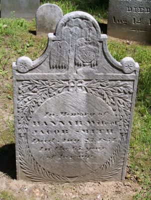 photo of gravestone of Hannah Smith